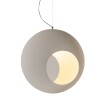 COLGANTE LUA E27 BLANCO CON CABLE TRANSP D58CM COLGANTE LUA E27 BLANCO CON CABLE TRANSP D58CM