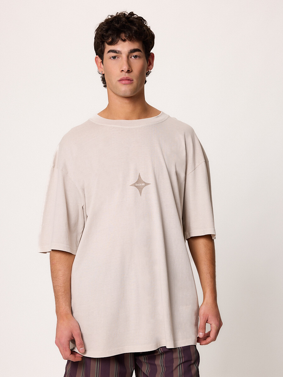 T-SHIRT M/C NIABO DIXIE Gris Claro