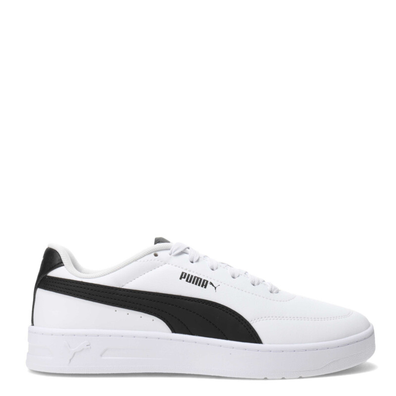 Championes de Hombre Puma Court Classic Clean Blanco - Negro