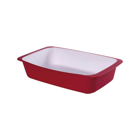 Recipiente Rectangular 1.4L Rojo U