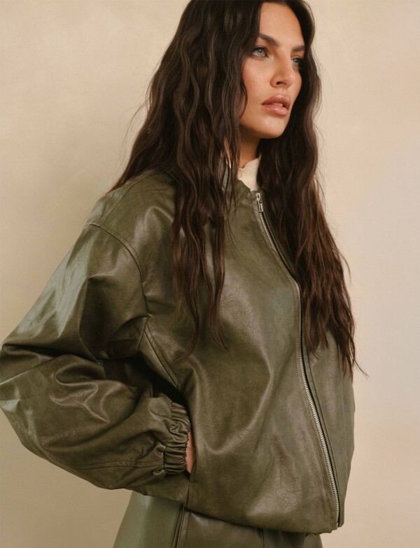 Chaqueta Bomber VERDE