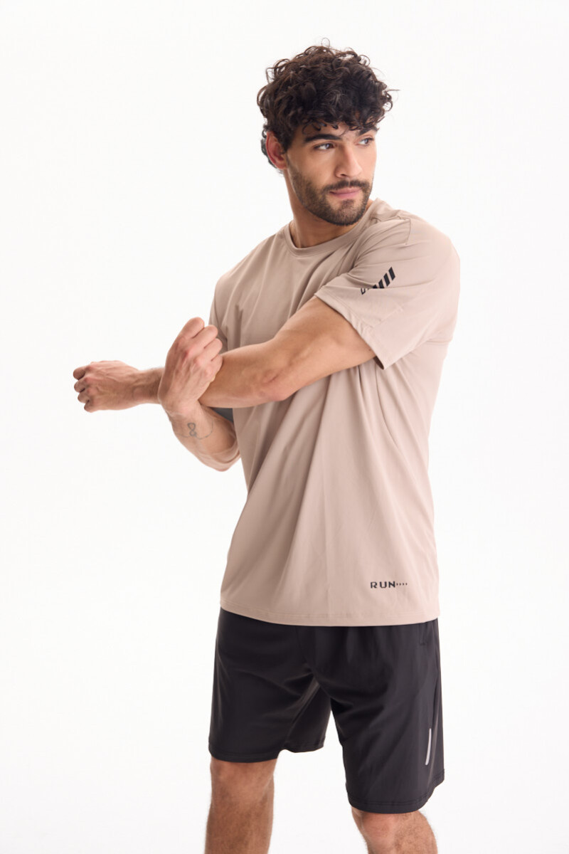 Remera DryFit Core Beige