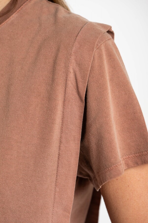 Remera Algodón Mamga Corta Vison