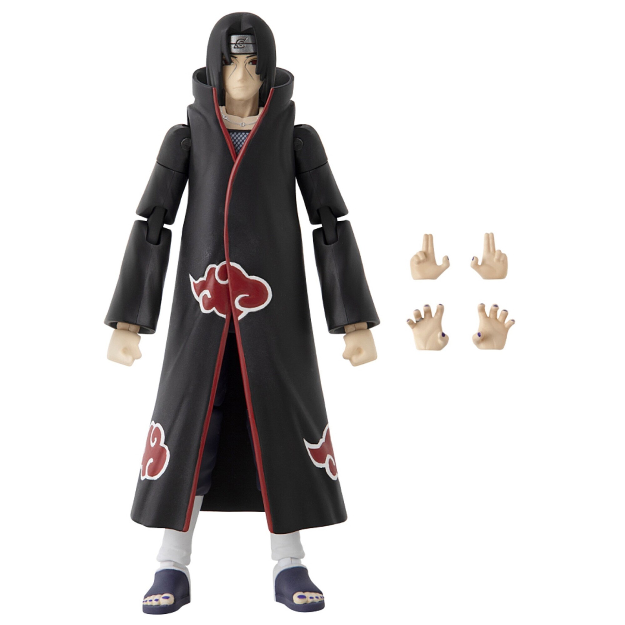 Muñeco figura articulada Naruto Anime Heroes 16cm Bandai Itachi