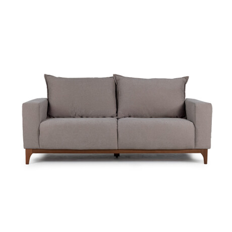 Sofá Oregon - Tela Microfibra - 3 cuerpos FX4-11 (Tostado)