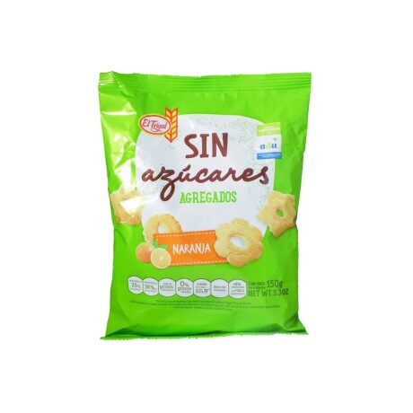 GALLETITA EL TRIGAL SIN AZUCAR. NARANJA 150g GALLETITA EL TRIGAL SIN AZUCAR. NARANJA 150g