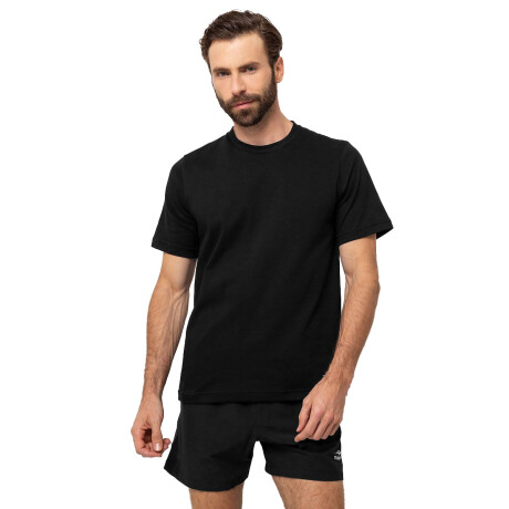 Remera Camiseta Topper Básica Deportiva Para Hombre Negro