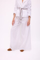 PANTALON WIDE XL LINEN SS26 Blanco
