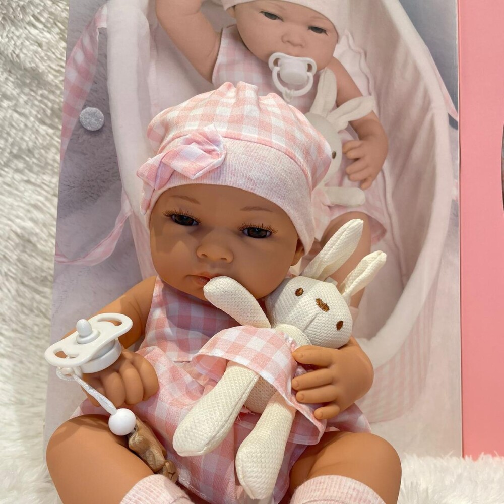 Muñeca OLIVE con accesorios rosa NEWBORN Muñeca OLIVE con accesorios rosa NEWBORN