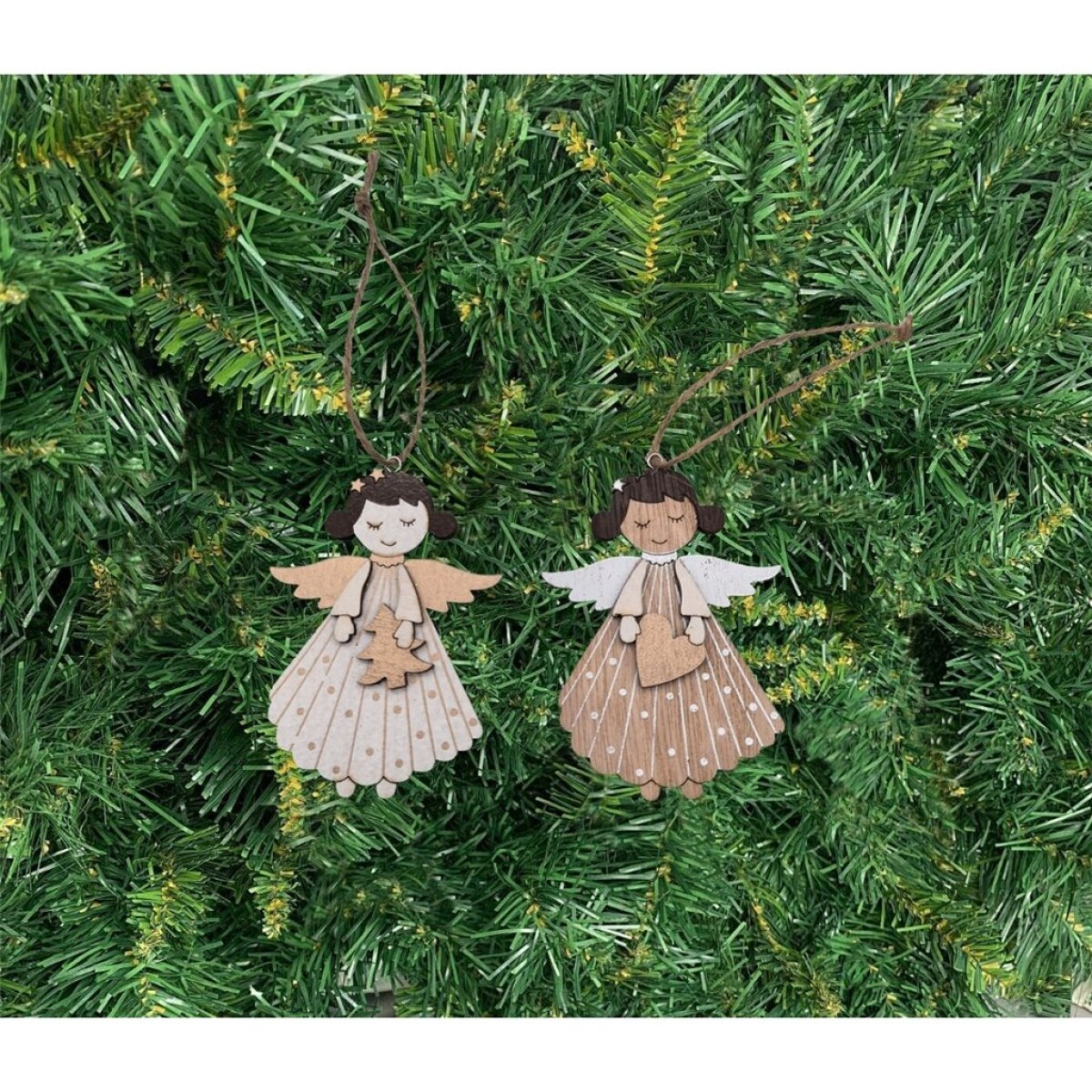 COLGANTE ANGEL MADERA 10 CM. 