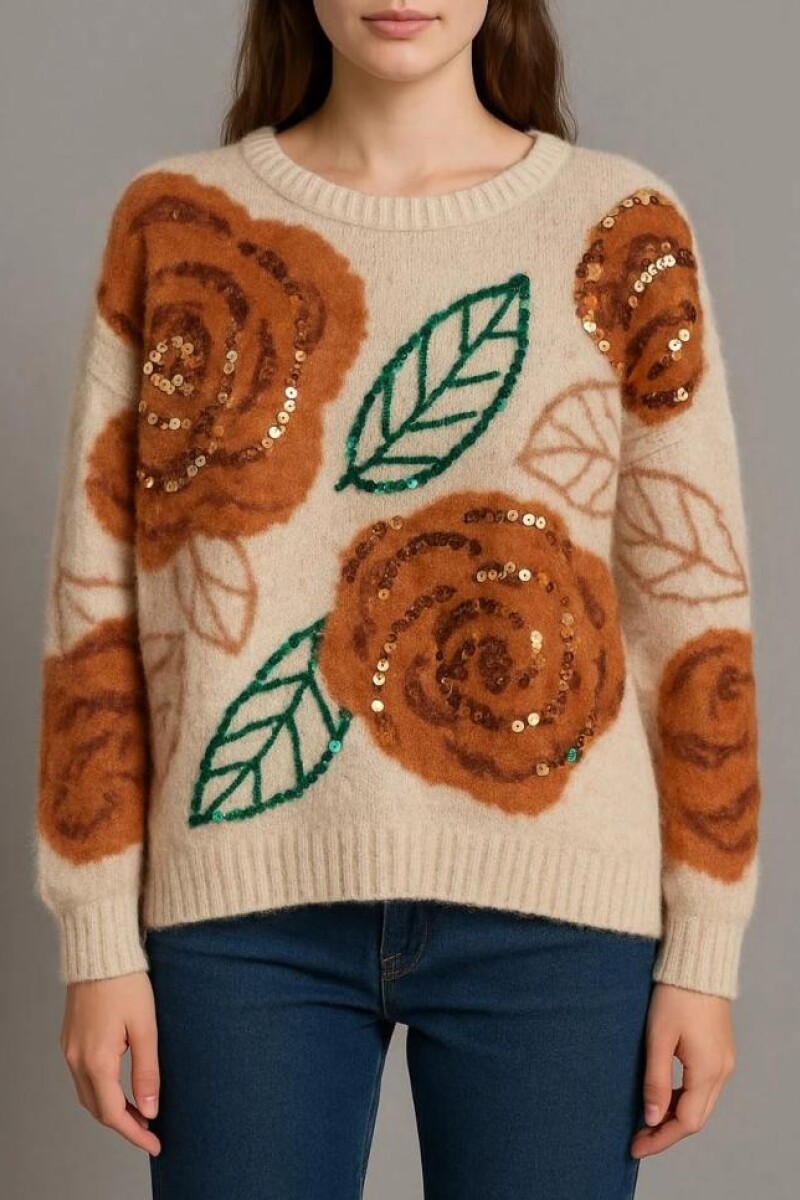 Sweater rosas Lacre