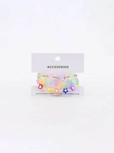 PULSERA SET X 3 MULTICOLOR