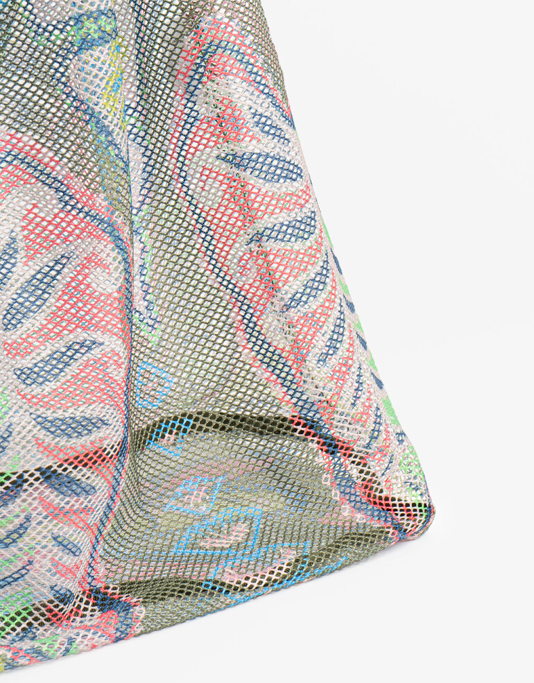 Saca Cartera Saca De Red - Estampado Flores