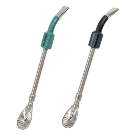 Bombilla en Acero Inoxidable Stanley Spoon Diseño de Flujo Constante Verde