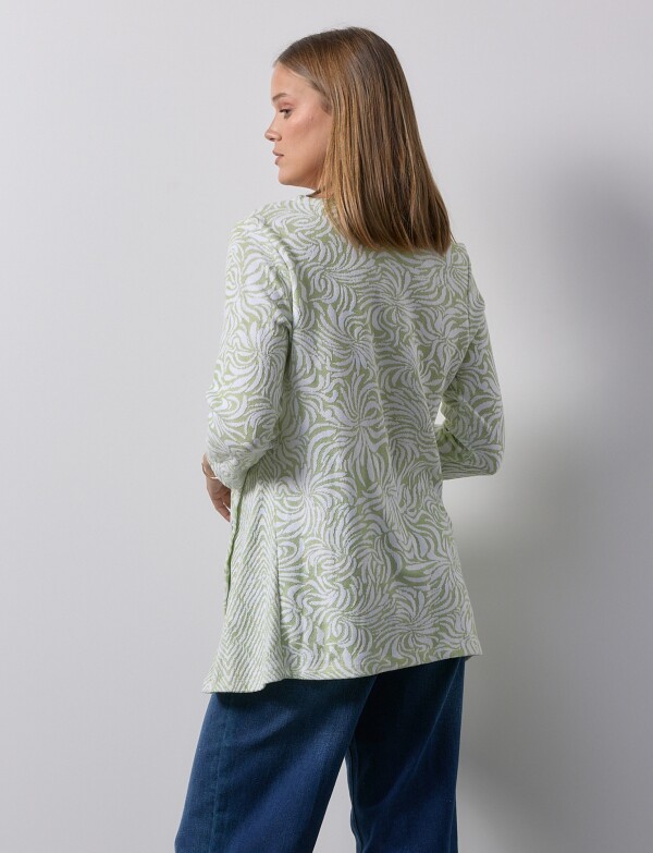Blusa Botones VERDE/MULTI