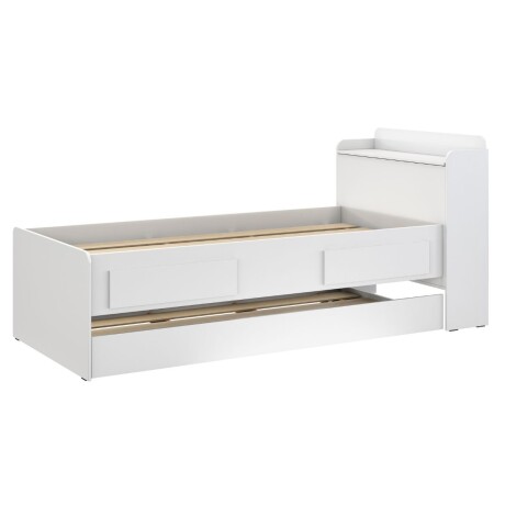 Cama marinera infantil - Onix - Con baúl - 1 Plaza Blanco