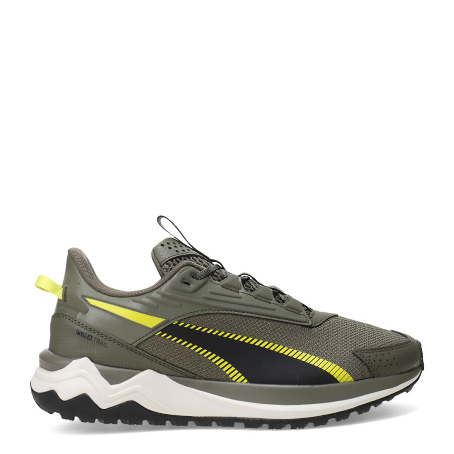 Championes de Hombre Puma Extend Lite Trail Verde - Negro