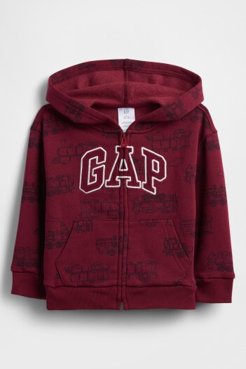 Canguro Con Cierre Logo Gap Toddler Niño Red Delicious