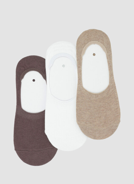 Pack de 3 medias invisibles lisas Variante 41