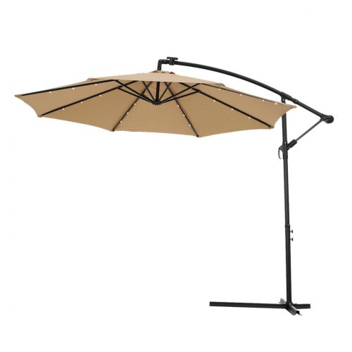 Sombrilla 2.9m Con Brazo mas Led - Panel solar Sombrilla 2.9m Con Brazo mas Led - Panel solar