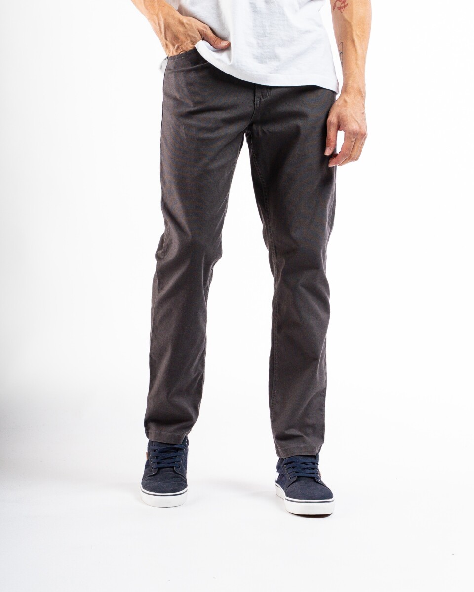 Pantalon Canvas Clasico CPCS-25/ Long 30 - Gris 
