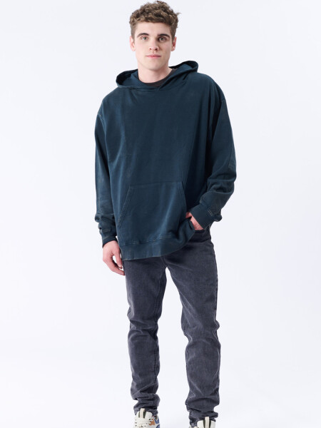 Pantalón jean slim Negro