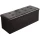 Puff Baul Texas Eco Cuero - Negro