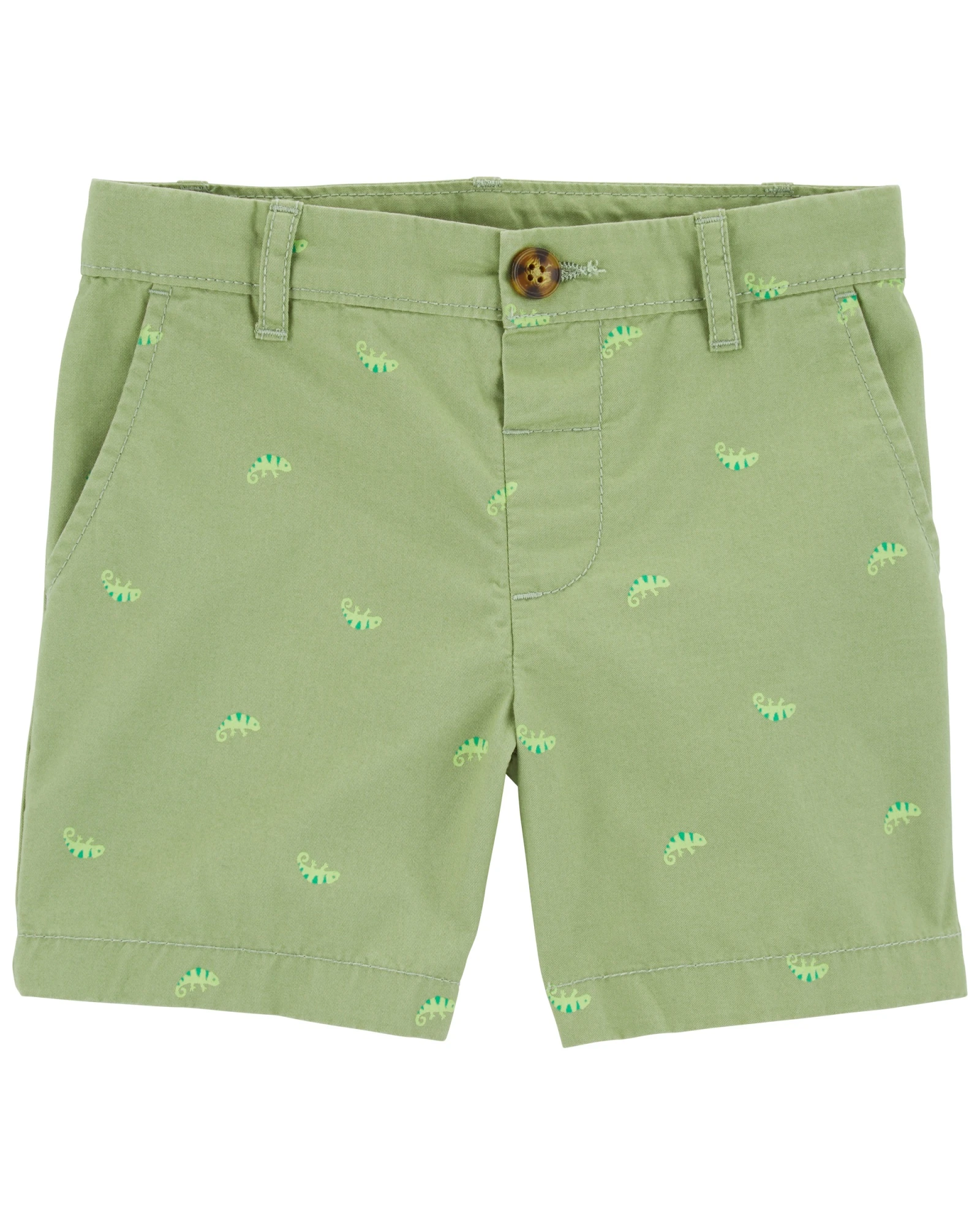 Short de algodón, clásico diseño camaleón Short de algodón, clásico diseño camaleón
