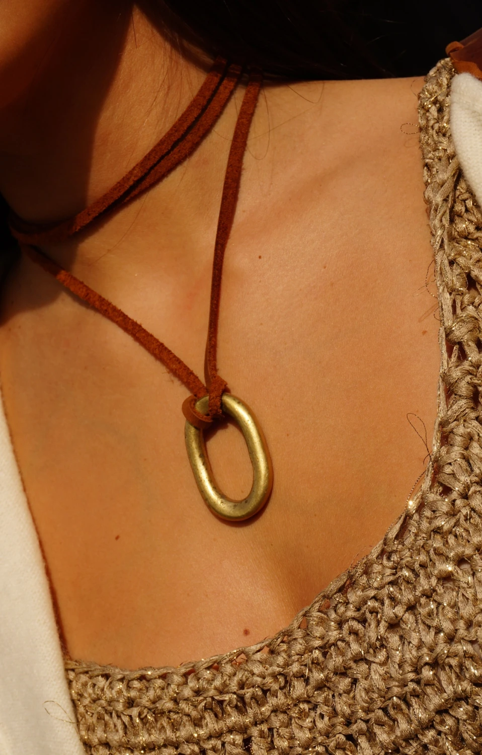 Mini Oval Shape Necklace