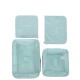 Set organizadores de viaje plegables 4 pcs verde