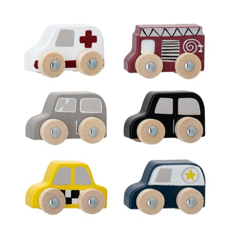 SET MINI VEHICULOS AVIN KIDS MDF MULTICOLOR MULTICOLOR