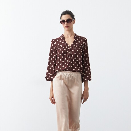 CAMISA TOPACIO Chocolate