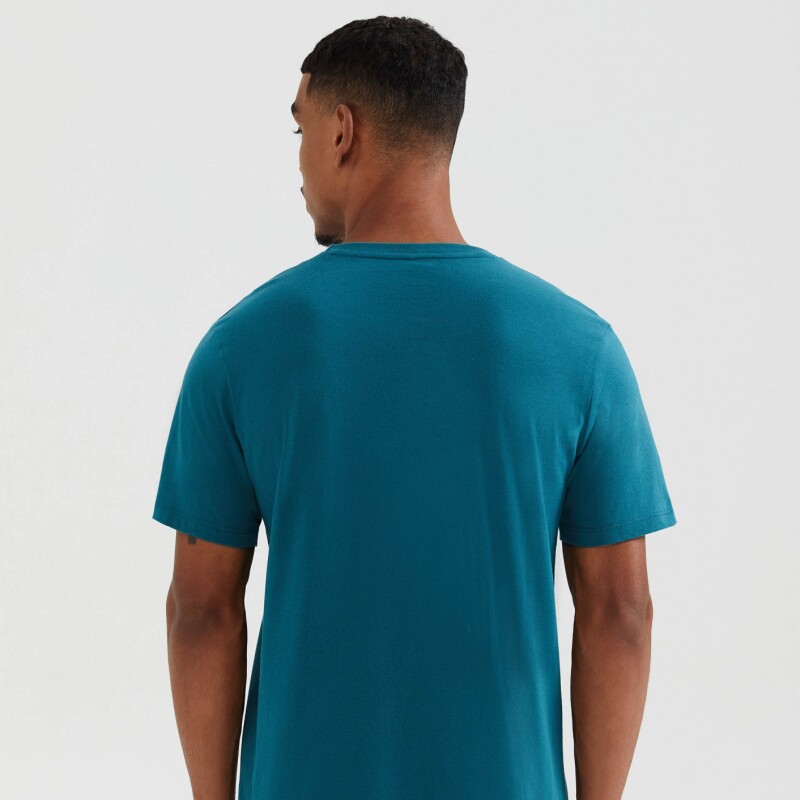 CAMISETA MM MASC VERDE ESCURO