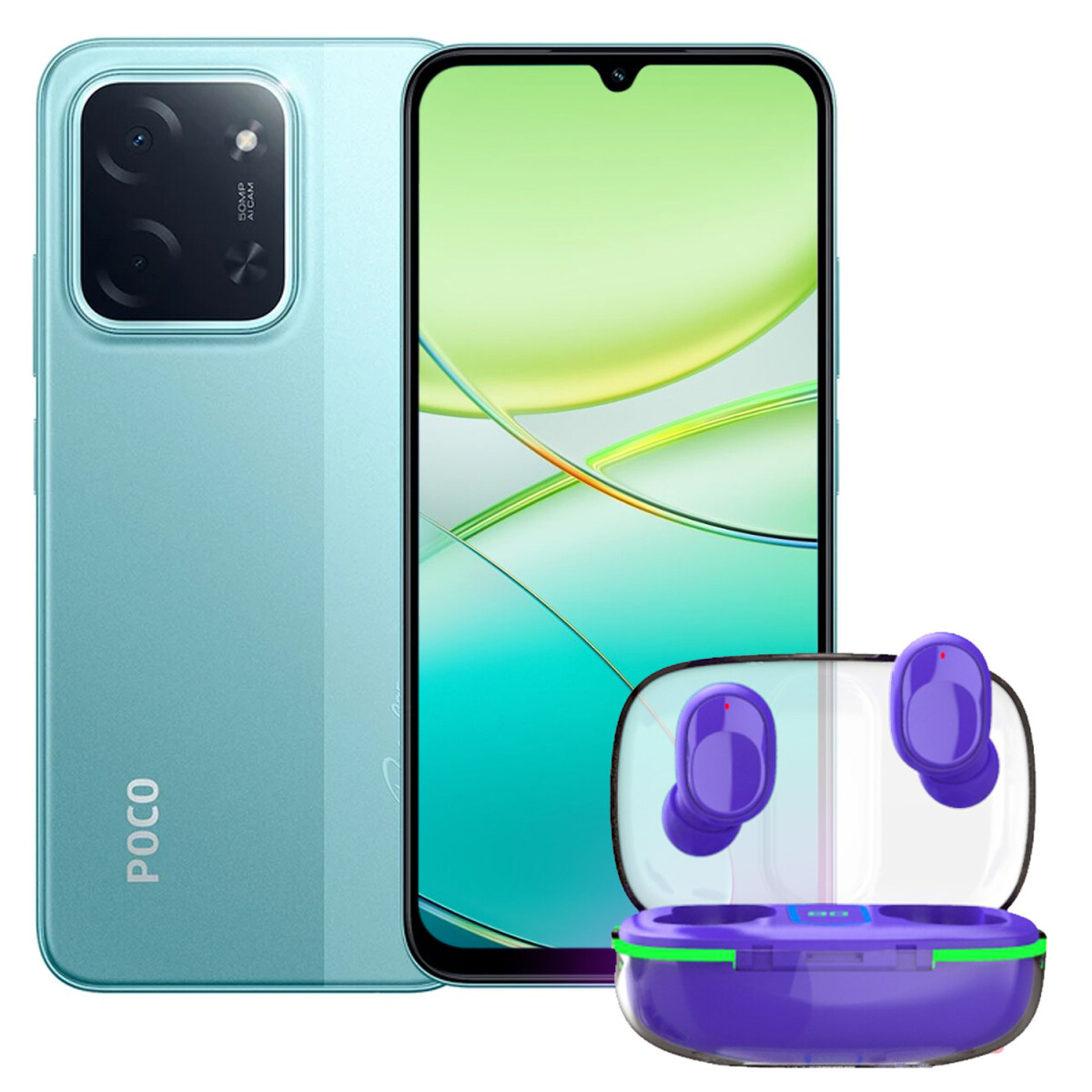 Xiaomi Poco C85 6gb Ram 128gb + Regalo - VERDE 