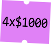 Promo AGUINALDO 4x1000