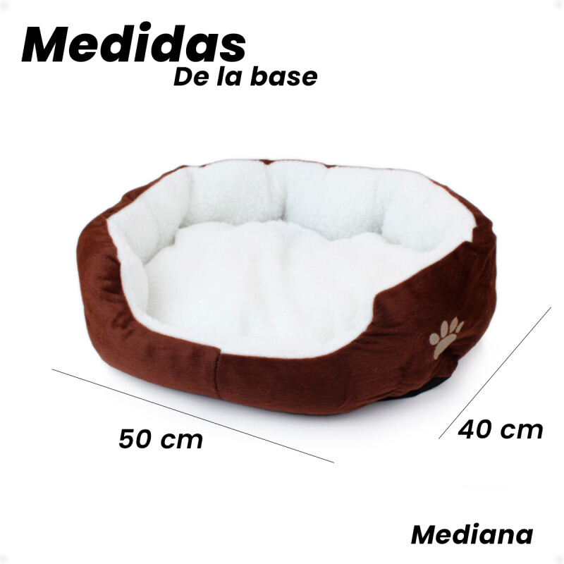 Cucha Portátil Para Mascota 40x50cm Marron