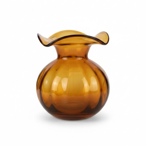 BASE DE VIDRIO CARAMELO 15X18CM Unica