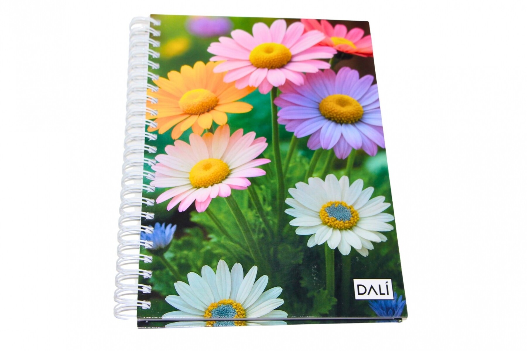 CUADERNOLA DALI 200 HOJAS SUPER TAPA DURA - TAPA MARGARITAS 