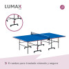 Mesa Ping Pong Profesional Plegable Con Ruedas Y Accesorios Mesa Ping Pong Profesional Plegable Con Ruedas Y Accesorios