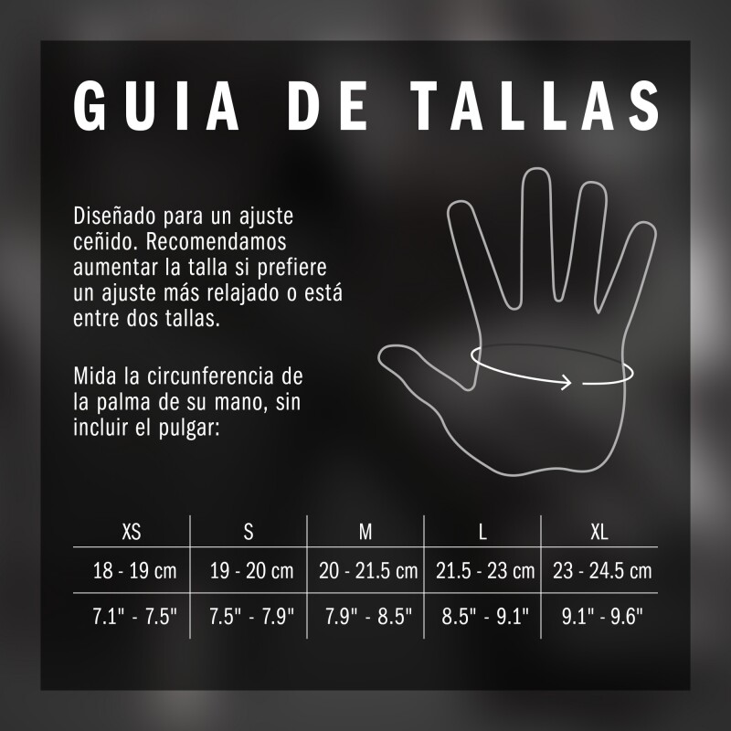 Guantes Open Back adidas Negro
