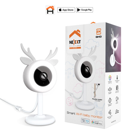 Baby Call con Cámara Nexxt 2K NHC-B100 interior Wi Fi Baby Call con Cámara Nexxt 2K NHC-B100 interior Wi Fi