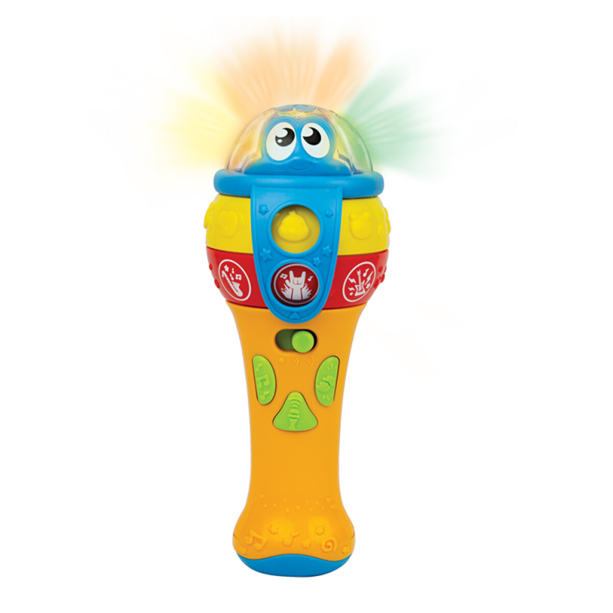 Micrófono Infantil Inalámbrico c/Luces Ritmos Sonidos Winfun - Multicolor 