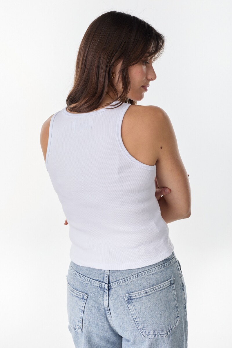 Musculosa Iso Blanco