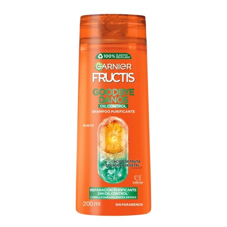 Shampoo Garnier Fructis Borrador de Daño Oil Control 200ml Shampoo Garnier Fructis Borrador de Daño Oil Control 200ml