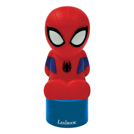 Velador Lexibook 3D con Luz Led y Parlante Spiderman