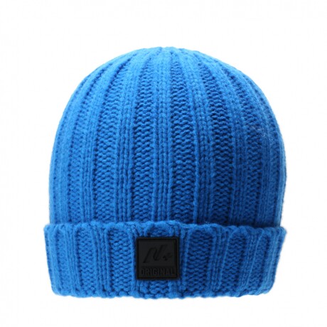 Gorro N+ Tejido Azul