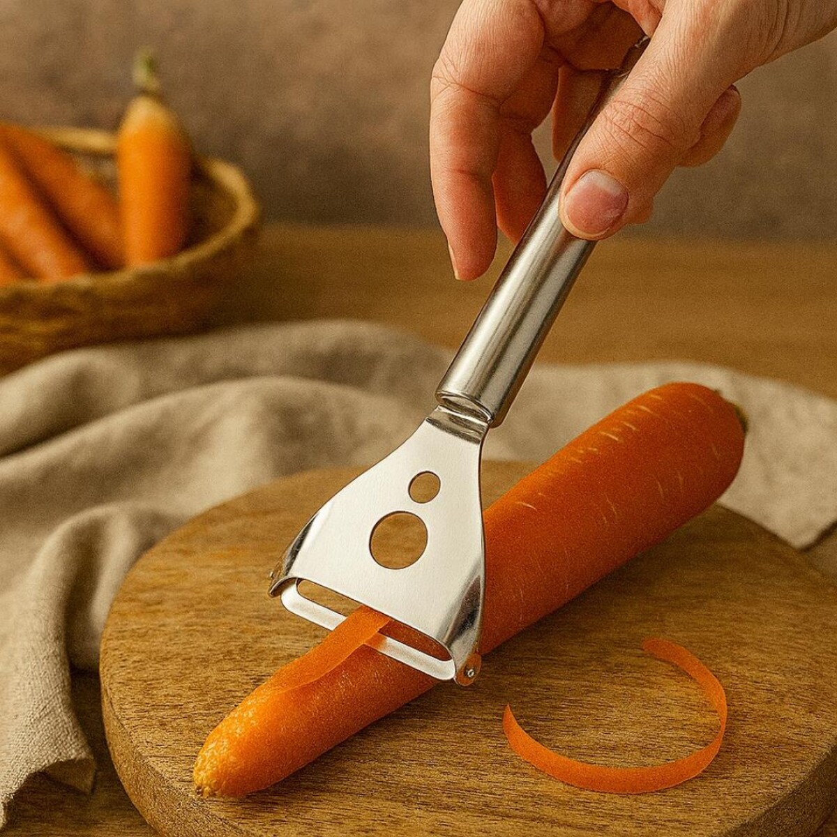 PELADOR DE VERDURAS PRISMA METALICO 