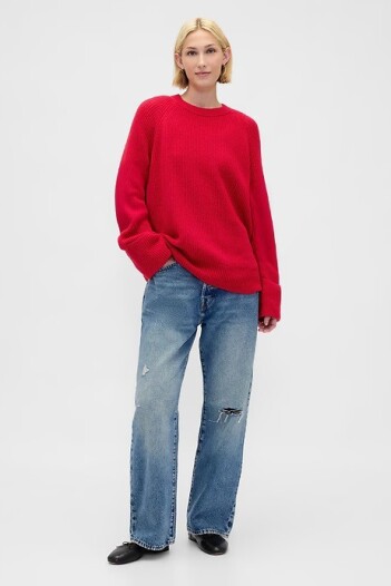 Buzo Cashsoft Mujer Modern Red