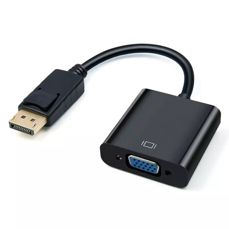 Adaptador DisplayPort M a VGA H / 15cm - Negro | Anbyte Adaptador Displayport M A Vga H / 15cm - Negro | Anbyte