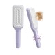 Cepillo De Pelo Autolimpiante Retráctil Remover Cabello Purpura